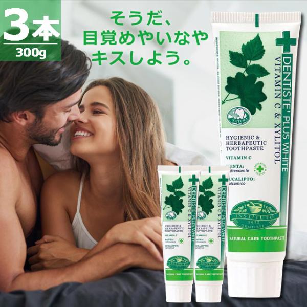 【正規品】デンティス DENTISTE' [100g×3本] 歯磨き粉 PLUS WHITE プラス...