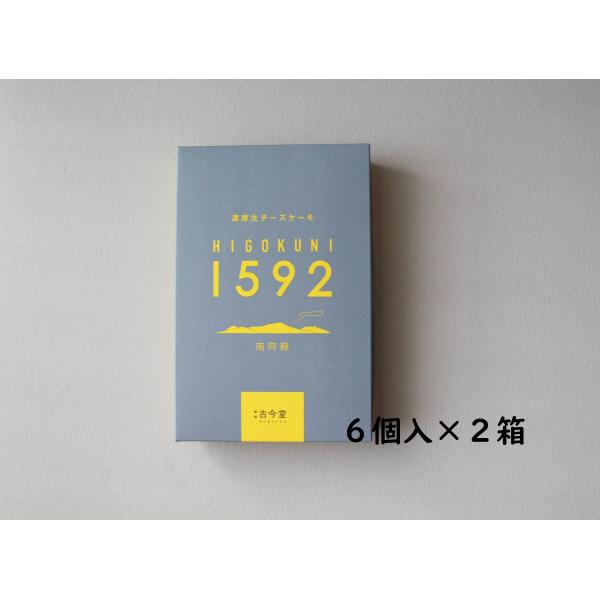 古今堂　【濃厚生チーズケーキ】1592（ひごくに）　６個入×２箱