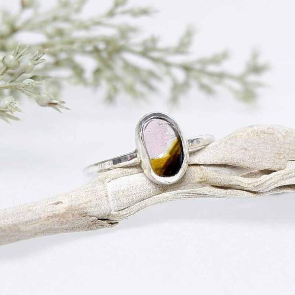 バイカラートルマリンのリング　約９号