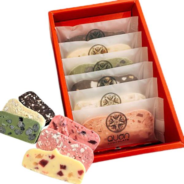 久遠チョコレート QUONテリーヌ 6枚入アソートBOX 2022 バレンタイン ホワイトデー QU...