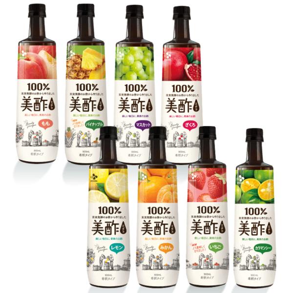 選べる 美酢 ミチョ CF FOOD 900ml×1本 韓国 フルーツ酢 果物 酢 家事ヤロウ