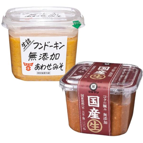 無添加味噌 1個 無添加 味噌 みそ 糀 麹 生詰無添加あわせみそ フンドーキン 国産生 コクの極み...