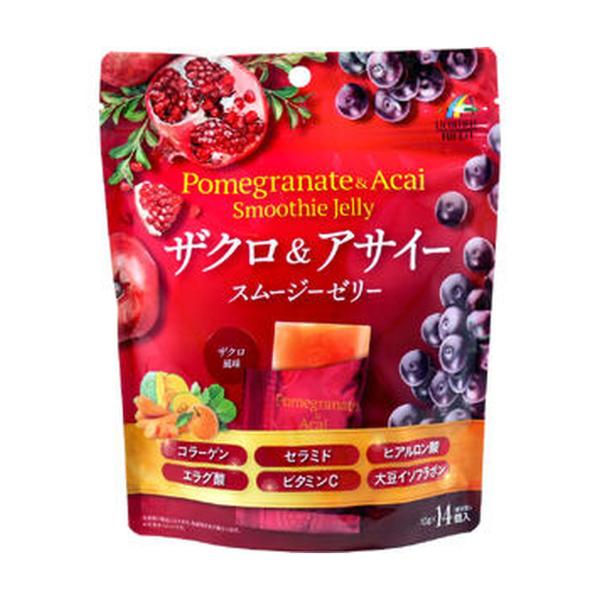 ユニマットリケン ザクロ＆アサイースムージーゼリー 10gX14個入