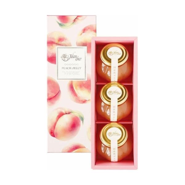 モンシェール 国産桃ゼリー 3個入