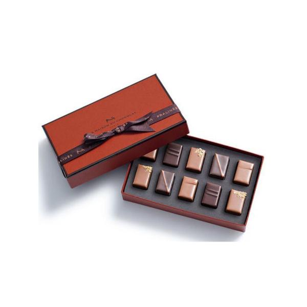 ラ メゾン デュ ショコラ プラリネ 10粒入 チョコ チョコレート 10個入 冷蔵