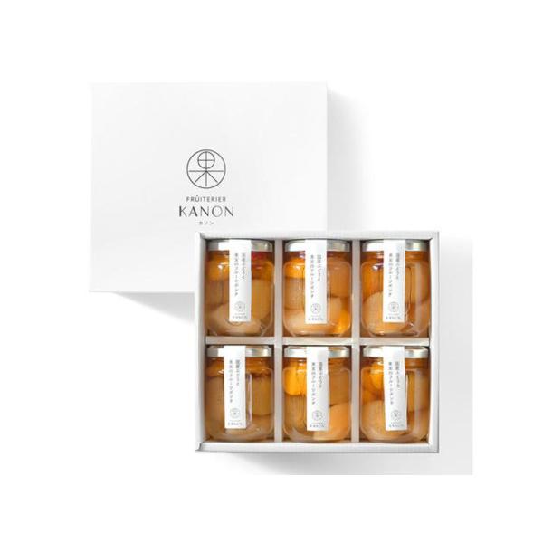 フリュテリーカノン 国産ぶどうと果実のフルーツポンチ 6本入り ゼリー ギフト