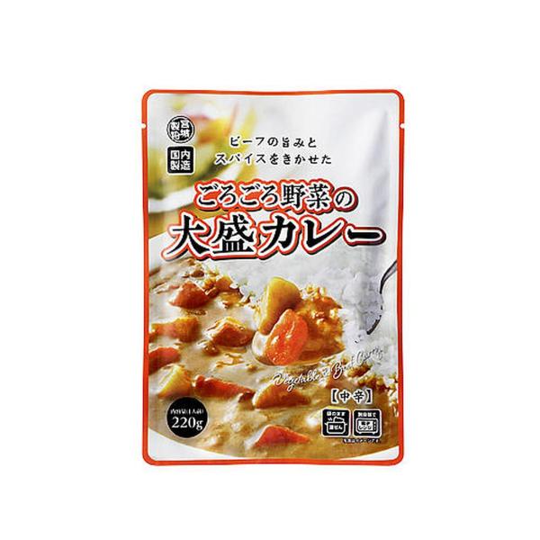 業務スーパー ごろごろ野菜の大盛カレー 220g 4食入 レトルト 即席