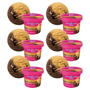 サーティワン ローストピーナッツ＆チョコレート×6個 冷凍 人気 サーティーワン 31 アイスクリーム バスキンロビンス お取り寄せ