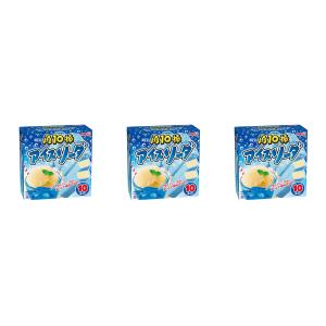 明治 角10棒アイスソーダ 10本入り×3個 冷凍 棒アイス ソーダ デザート ファミリーパック おやつ 菓子