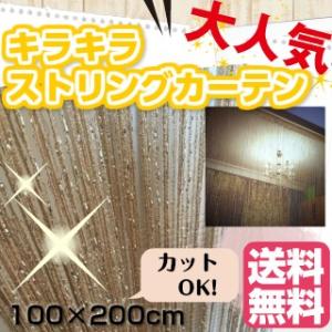 大人気 ストリング カーテン ひものれん 100 × 200 cm サイズ