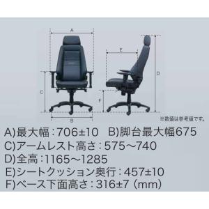 レカロシート オフィスチェア ファブリックシリ...の詳細画像2