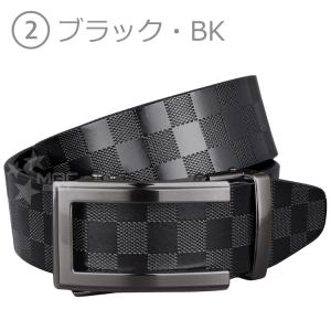 ベルト メンズ 穴なし 無段階 カジュアル オ...の詳細画像3