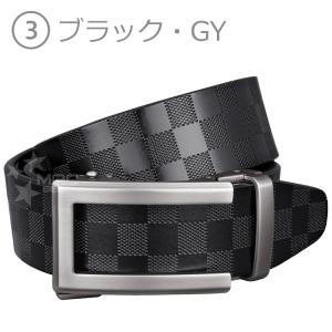 ベルト メンズ 穴なし 無段階 カジュアル オ...の詳細画像4