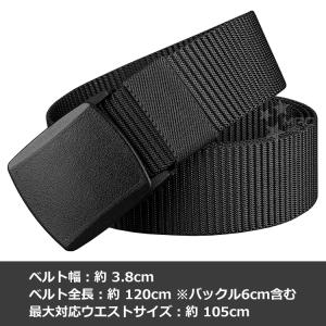 ナイロンベルト YKK メンズ ベルト ナイロ...の詳細画像5