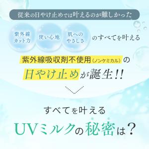 日焼け止め ノンケミカルUVミルク50+ SP...の詳細画像1