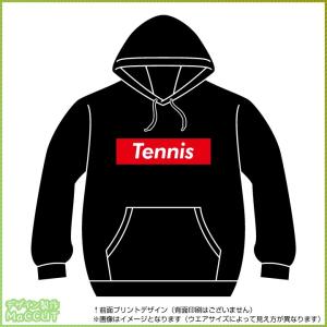 テニスTシャツ（白） ボックスロゴデザイン その他テニスウエア