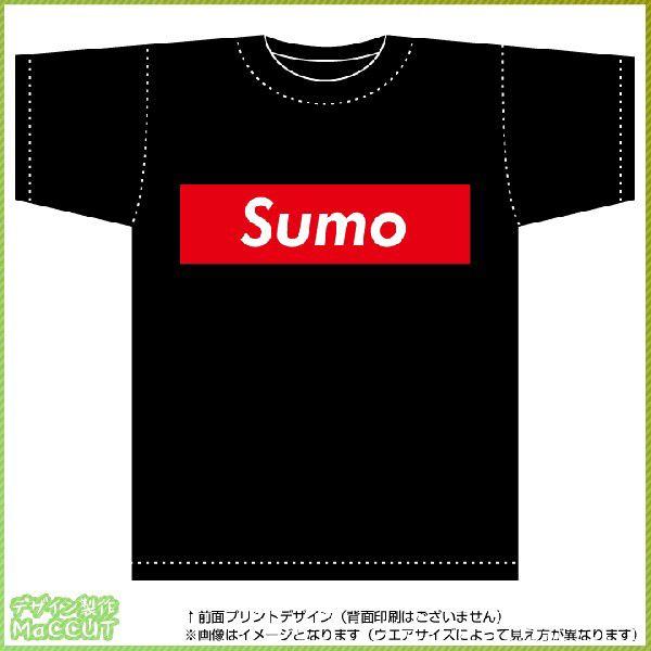 相撲Tシャツ（黒）  ボックスロゴデザイン