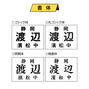 ソフトテニスゼッケン3段レイアウト(ふち縫いタ...の詳細画像3