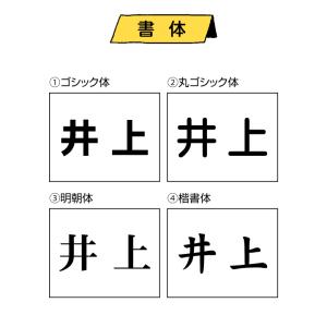ゼッケン 卓球用1段レイアウト W25cm×H...の詳細画像3