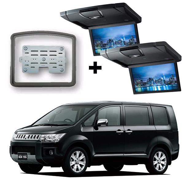 三菱DBA/LDA系デリカD:5専用取付キット＆アルパイン「RSH10XS-Lシリーズ」10.1型ス...