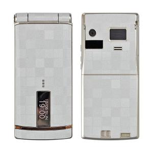 docomo F-03B 専用 デコ シート decotto 外面セット 【スクエアパール柄】｜machhurrier