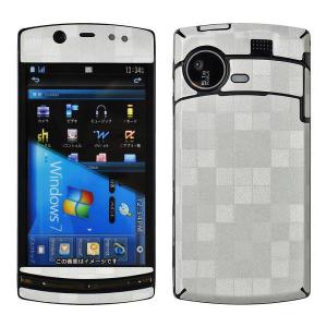 docomo F-07C 専用 デコ シート decotto 外面セット 【スクエアパール柄】