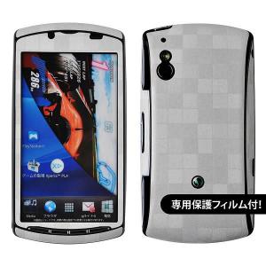 Xperia PLAY SO-01D 専用 デコ シート decotto 外面セット 【クローム
