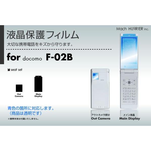 F-02B液晶保護フィルム 3台分セット