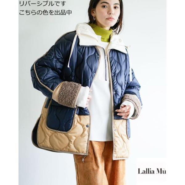 リバーキルト ボアコート ラリアムー 38サイズ 2413180 30代 40代 50代 lalli...