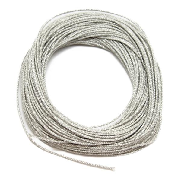 花結び紐（２mm　１０ｍ）50銀　　アジアンノット/ アジアン結び/飾り/手芸/紐結び