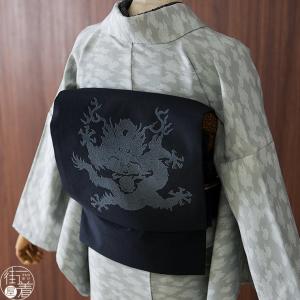 撫松庵 「撫松庵」一重太鼓袋帯（名古屋帯） - 染・クジャクモダン