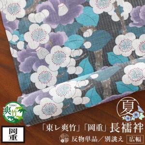 長襦袢 反物 正絹 兎月 襦袢 京友禅染め 日本製高級襦袢 赤地 猫柄