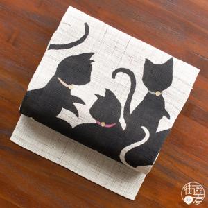 ★専用★未使用品 名古屋帯 てんとう虫 蝶 鹿の子 黒白 3m62cm お洒落 珍柄！未使用品 名古屋帯 てんとう虫 蝶 鹿の子 黒白 3m62cm