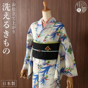 洗える着物 絽 江戸小紋 涼しい夏きもの 東レセオα フルオーダー 反物