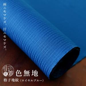 洗える 色無地 単衣 仕立て上がり 日本製 東レ（ロイヤルブルー S M L