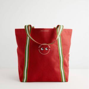 アニヤハインドマーチ トートバッグ エコバッグ 香港 city’Super限定 AIRSIDE店 ユニバーサルバッグ Universal Bag ANYA HINDMARCH 赤