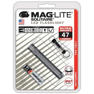 MAG-LITE マグライト  懐中電灯 ソリテール LED 単四1本  SJ3A096 グレー