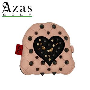 アザスゴルフ 7976CR セルモ ヘッドカバー Corazon 黒 x ベージュピンク(黒) パターマレット Azas Golf Selmo Head Cover Corazon (BK×B.Pink)/BK PM 2021wn｜machinogolfyasan