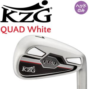 KZG クワッド ホワイト アイアン ヘッドパーツ 単品 ＃4、Aw、Sw ヘッドのみ 2021年モ...