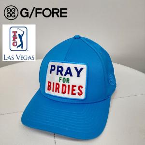 セール 値下げしました  G/FORE × TPCラスベガスゴルフコース 公式ロゴ入り ゴルフ キャップ ブルー ジーフォア PRAY FOR BIRDIES  海外名門コース Las Vegas｜machinogolfyasan