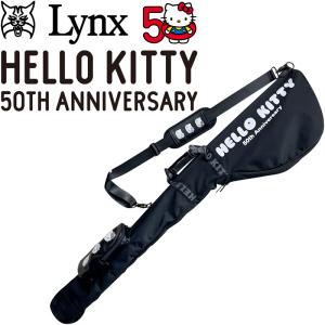 ハローキティ 50周年 クラブケース SR1429BK-0 2024年 ショルダー ゴルフ ケース バッグ リンクス サンリオ Lynx Golf HELLO KITTY 50th Anniversary Club case｜machinogolfyasan