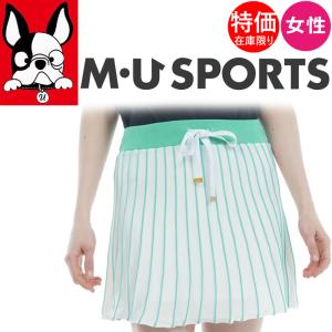 M・U SPORTS 【当店在庫商品】 MU スポーツ ゴルフ プリーツスカート