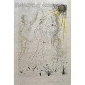 サルバドール・ダリ「新しい神話」より「春」（版画）【額縁付き】[A260001]Salvador D...