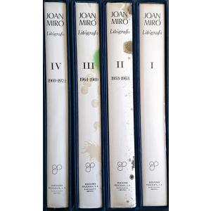 「ジョアン・ミロ リトグラフ 第1巻〜第4巻（4冊セット）(Joan