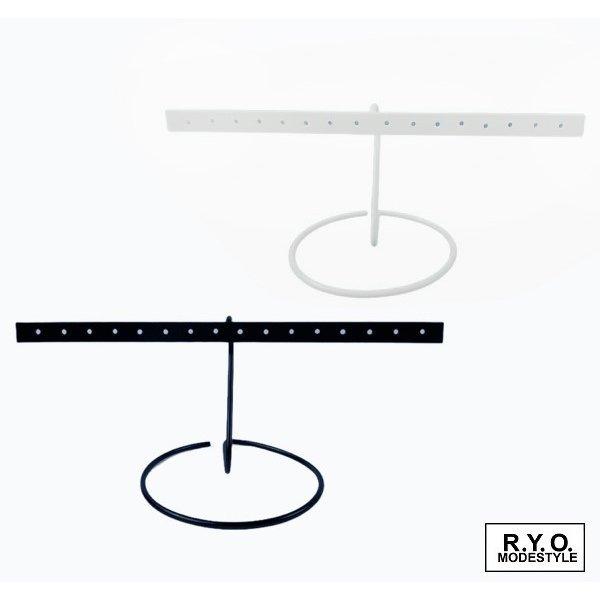 8ペア ピアススタンド スチール製 2color