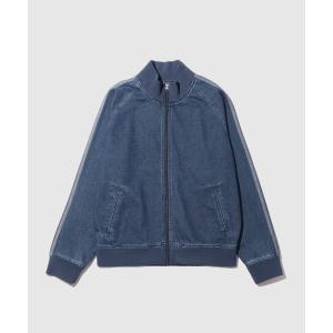 トラックジャケット メンズ レディース 綿100％ コットン ジップアップ デニムジャケット アウター 爆買