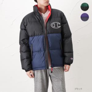 Champion チャンピオン ダウンジャケット ダウン ジャケット アウター メンズ バイカラー ブランド ロゴ