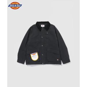 Dickies ディッキーズ ワークジャケット メンズ アウター 綿混 コーデュロイ 襟 防寒 ポケット ドローコード