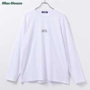 Tシャツ メンズ 長袖 綿混 ロンT クルーネック カットソー トップス｜machouse