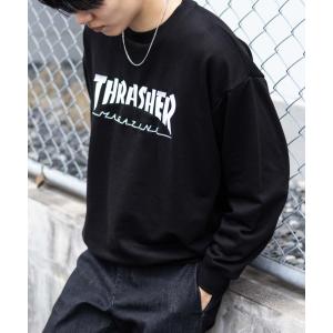THRASHER スラッシャー 裏毛 トレーナー メンズ 綿混 クルーネック スウェット トップス｜Mac-House(マックハウス)